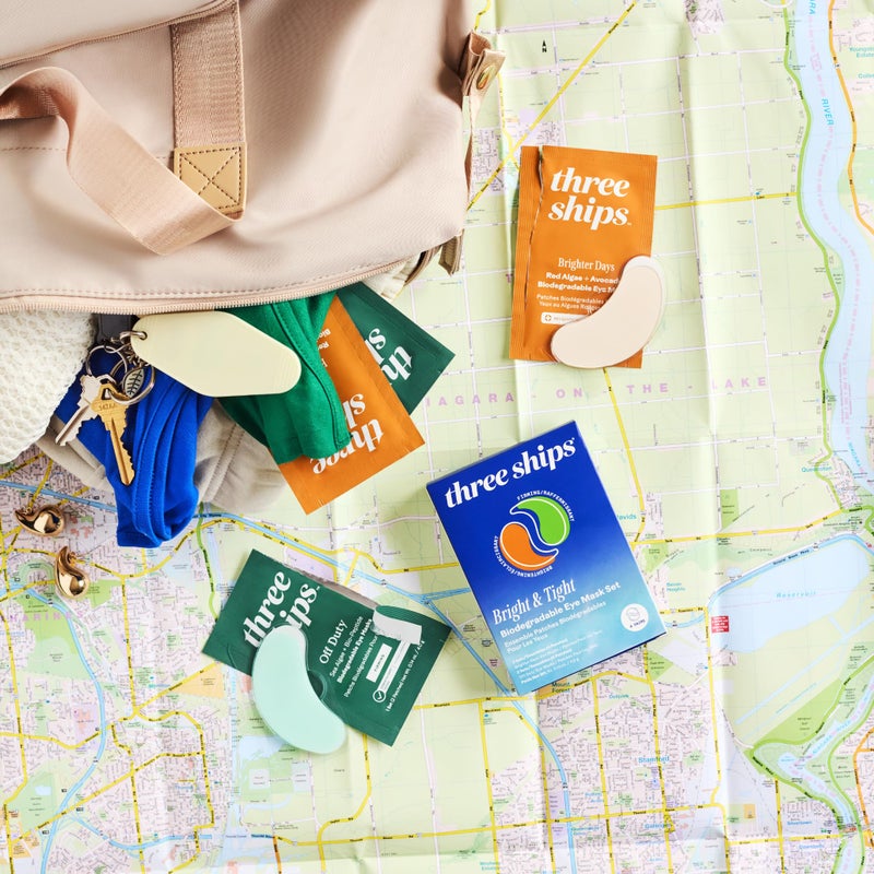 Three Ships - Bright & Tight Biodegradable Eye Mask Set | 4 Sets to Help Depuff and Firm Under Eyes - Image 3